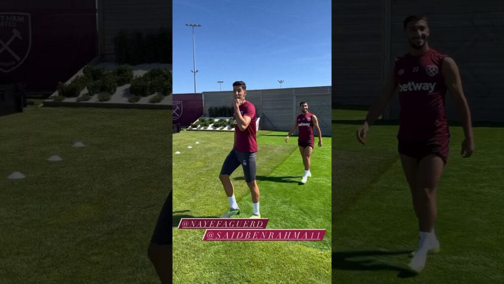 Nayef Aguerd 🇲🇦 said 🇩🇿 #maroc #morocco #nayefaguerd #aguerd #westhamunited #bono #saidbenrahma