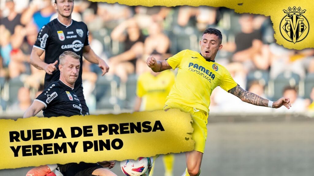 Rueda de prensa de Yeremy Pino - 30 agosto