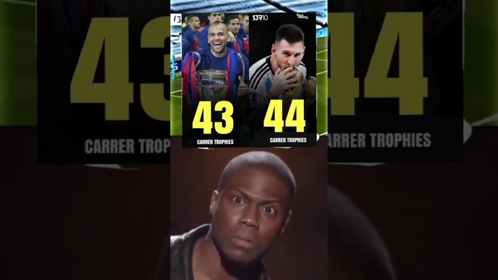 Leo Messi vs Dani Alves 44 Carrer Trophies Goat of Football Лео Месси Leagues Cup , Soon US Open Cup