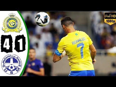 Ronaldo Flying Man 🔥 Al Nassr vs Monastir 4-1 Highlights & All Goals - 2023