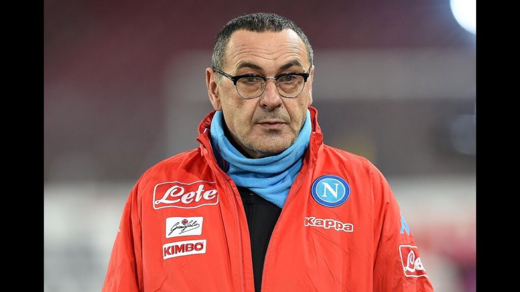 Maurizio Sarri planning Chelsea backroom team with Matias Vecino and Jose Maria Callejon on