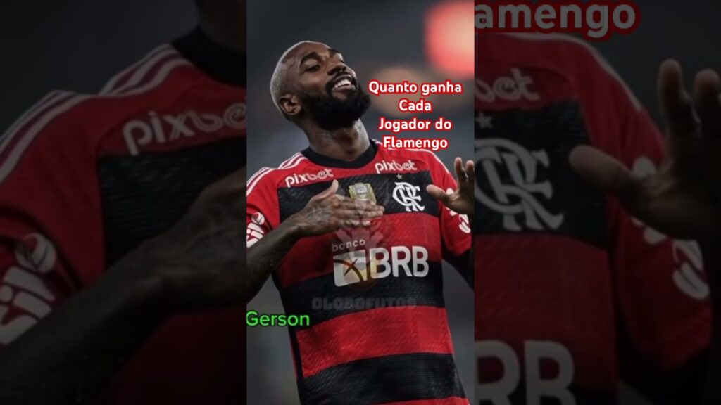 Quanto ganha os jogadores do Flamengo #flamengo #gabigol #soccer #naçãorubronegra #shortsyoutube