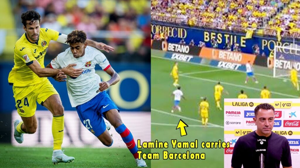 XAVI HERNANDEZ'S REACTION TO LAMINE YAMAL FOR CRAZY PERFORMANCE VS VILLARREAL