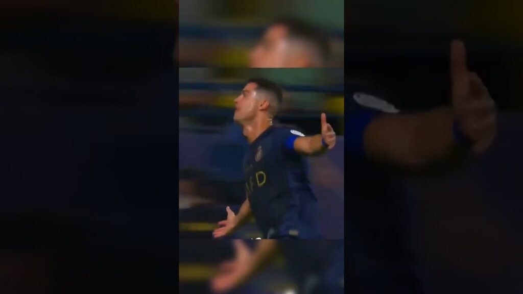 Ronaldo ruled out goal after a war...... #ronaldo #alnassr #alshabaab #football #shorts