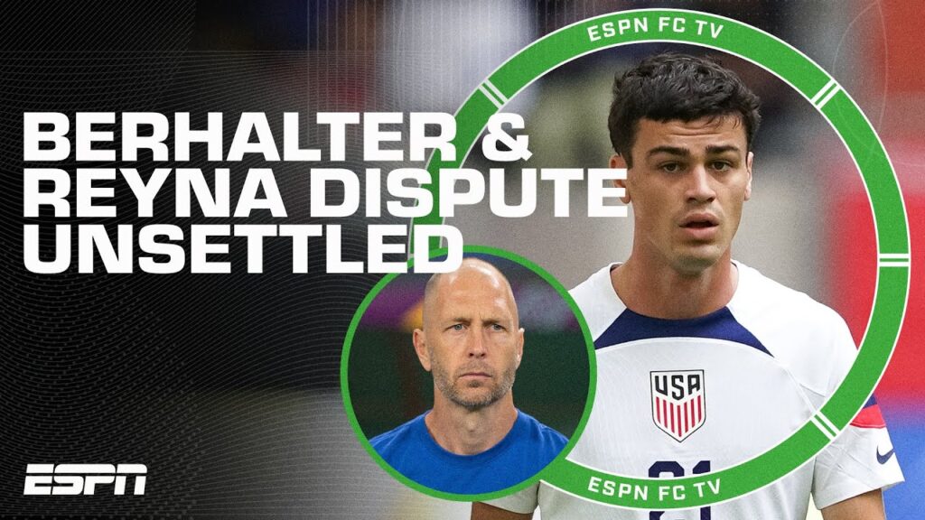 You're 2 grown adults!! - Steve Nicol on Gregg Berhalter and Gio Reyna with USMNT | ESPN FC