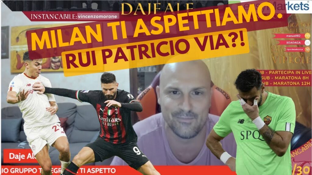 MILAN TI ASPETTIAMO. RUI PATRICIO VIA ?!