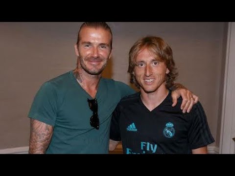 BECKHAM SE ENCUENTRA CON MODRIC EN CROACIA, ¿MODRIC LISTO PARA UNIRSE A MESSI? - noticias futbol