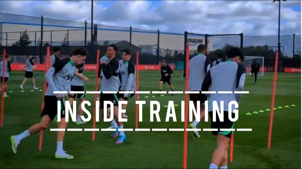 Inside Training 🔥 Liverpool training today Salah, Van Dijk, Alexis Mac Allister