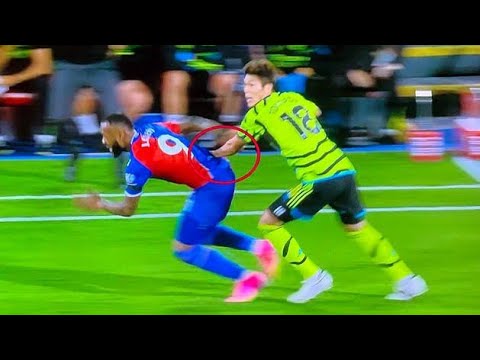 Controversial Takehiro Tomiyasu red card vs Crystal Palace vs Arsenal - 富安 退場 - アルテタ - Takehiro red