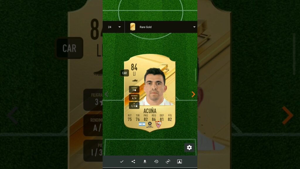 Marcos Acuña EA SPORTS FC 24 parte 83 #soccer #gaming #gameplay #soccerplayer #footballsoccer