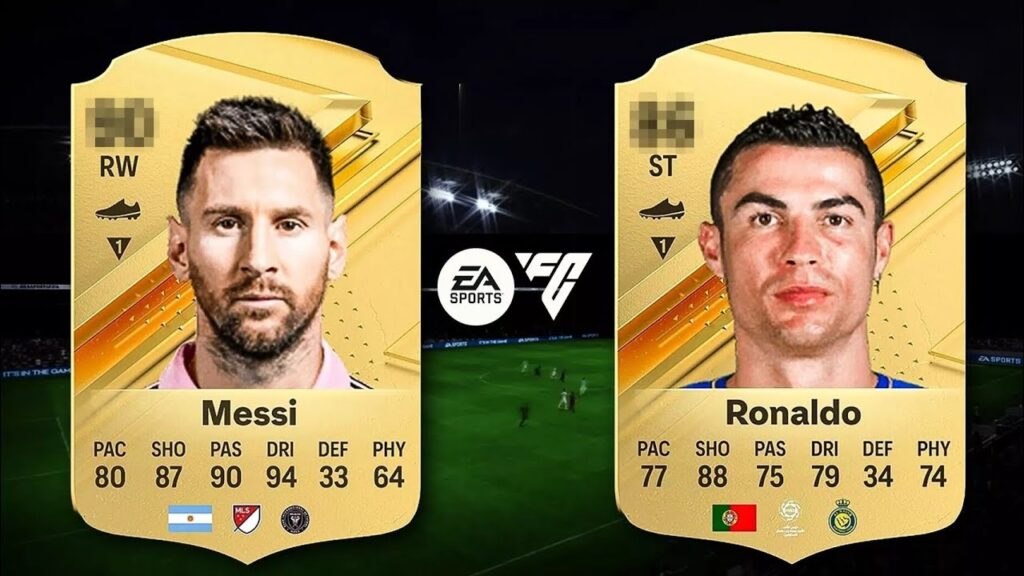 Lionel Messi higher rated than Cristiano Ronaldo on EA FC 24 #footballnews