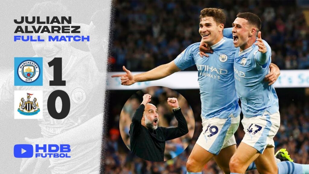 Julián Álvarez vs Newcastle | Pep Guardiola enloqueció con el Gol que hizo para que gane el City