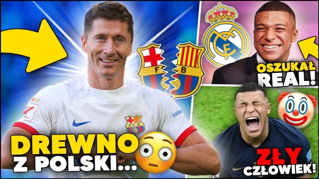 PRZESADZILI... Lewandowski TO DREWNIAK?! Mbappe ZNÓW OSZUKAŁ Real Madryt...