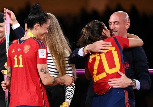 Spanish Football Chief Criticized for Kissing Women’s Team Player during Celebrations at FIFA Women's World Cup Final