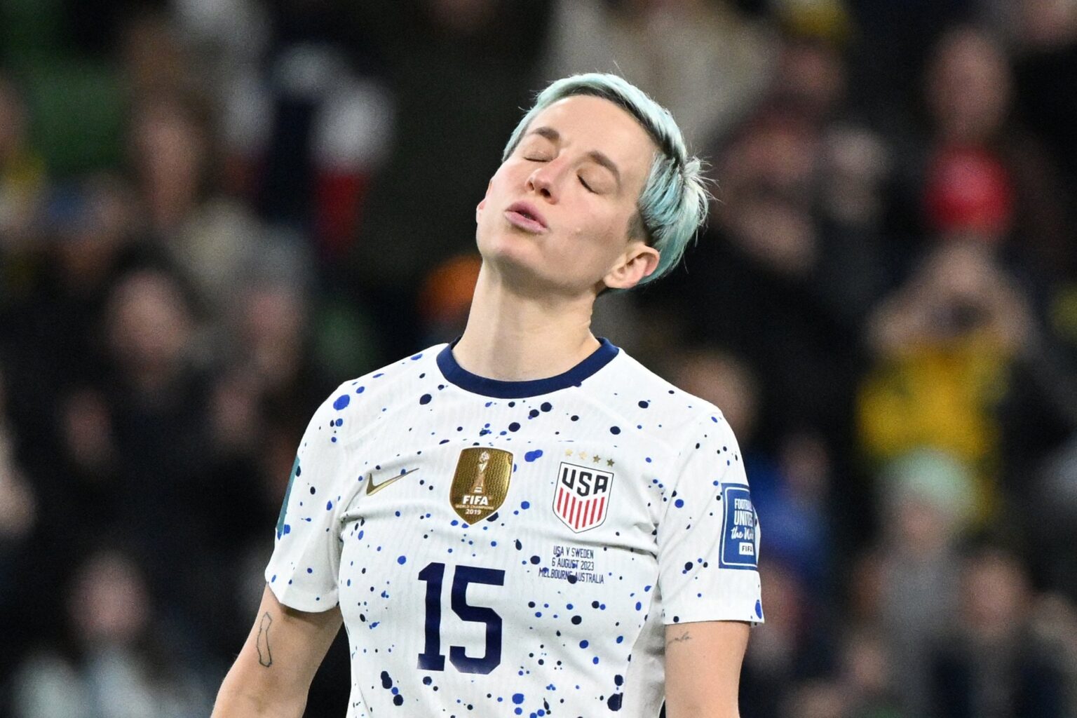 Donald Trump mocks Megan Rapinoe after USWNT World Cup loss: "Nice shot"