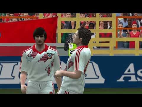 PES 6 FIFA World Cup 1990 - Match #8 Belgium-USSR (1080p 60fps)