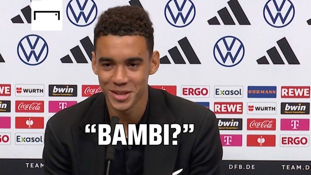 Da muss Musiala lachen! Kuriose Frage an den DFB-Star | England – Deutschland Da muss Musiala lachen! Kuriose Frage an den DFB-Star | England - Deutschland