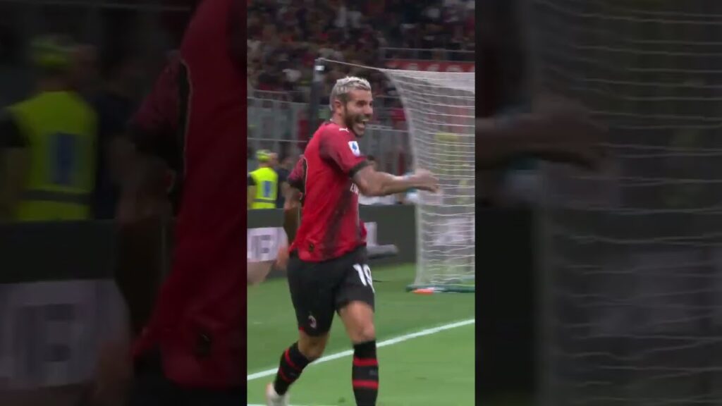 Theo Hernández scores a classy chip with his weaker foot