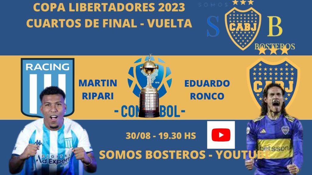 RACING - BOCA, en vivo (Relata Martin Ripari, comenta Eduardo Ronco)