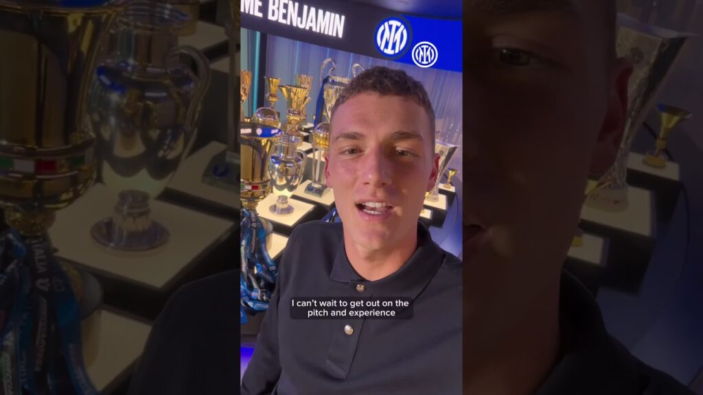 🎙🔵 Les premiers mots de Benjamin Pavard à l'Inter ! #shorts