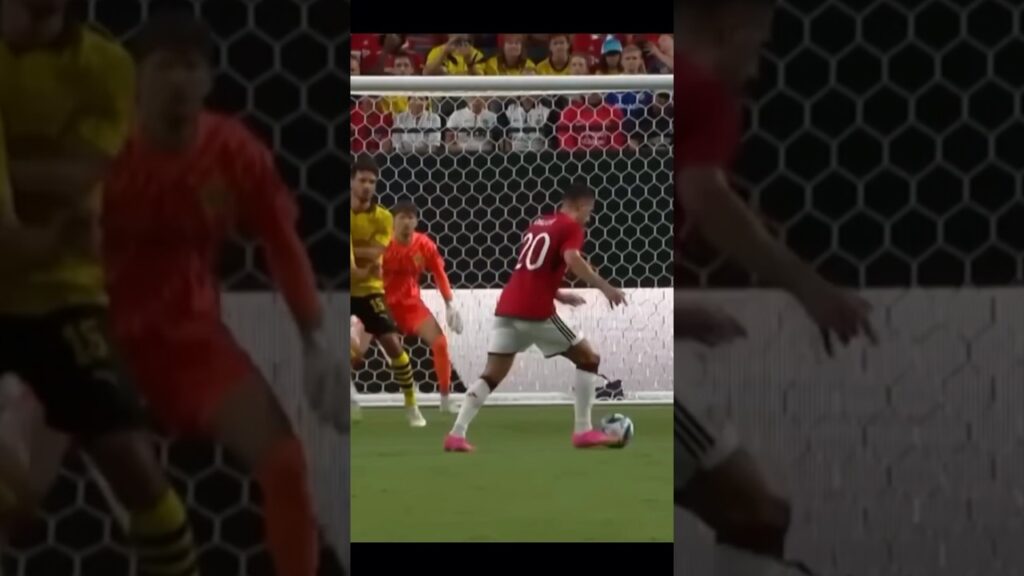Diogo Dalot goal vs Dortmund | Man United vs Dortmund Highlights Preseason 2023. #shorts