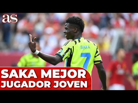 ARSENAL | SAKA nombrado MEJOR JUGADOR JOVEN DE LA PREMIER LEAGUE 2022 - 2023 | Diario AS
