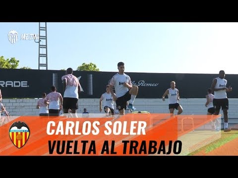 VALENCIA CF | CARLOS SOLER SE INCORPORA A LOS ENTRENAMIENTOS