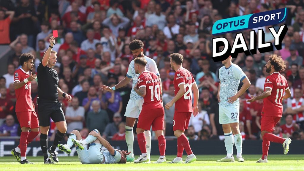 MacAllister's red overturned, Paqueta investigated and Mount out!