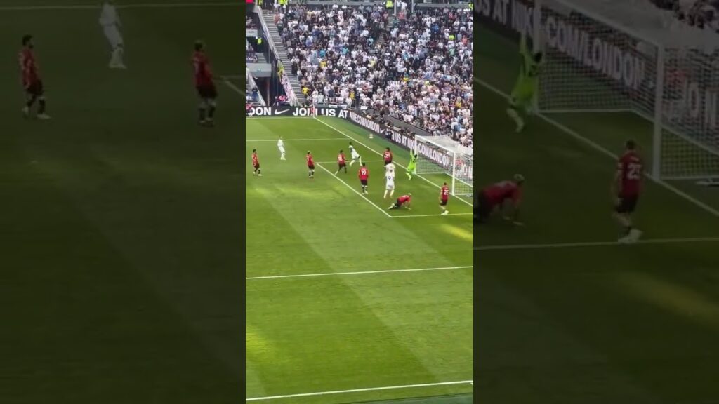 Pape Matar Sarr goal versus Manchester United from the stands #shorts