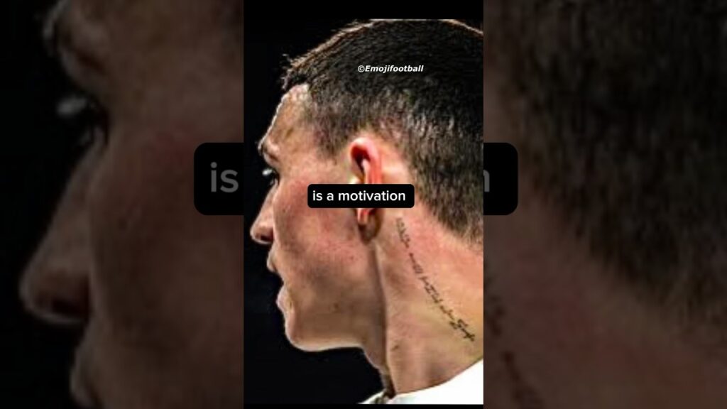 😳SHOCKING! FODEN’S Recent Tattoo is🔥🔥🔥😳😲⚽️#shorts #football #cr7