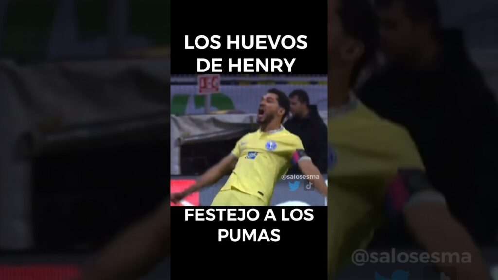 Henry Martin le canta a los Pumas su Gol | America 1-1 Pumas