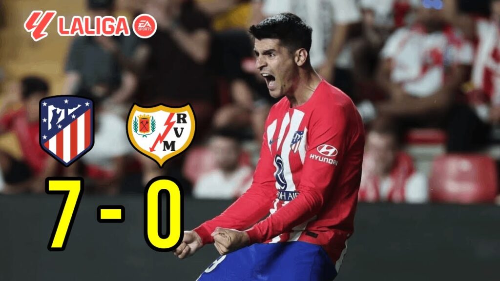 ATLETICO MADRID 7-0 RAYO VALLECANO | AUG 28 | 2023 | LALIGA
