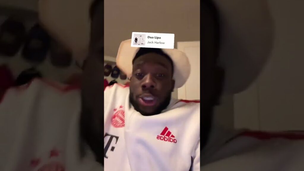 Sing the song w/ Alphonso Davies  😂