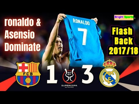 The Day Ronaldo showed Messi & Iniesta Who is the boss| Real Madrid vs Barcelona| Final SUPERCOPA 1L
