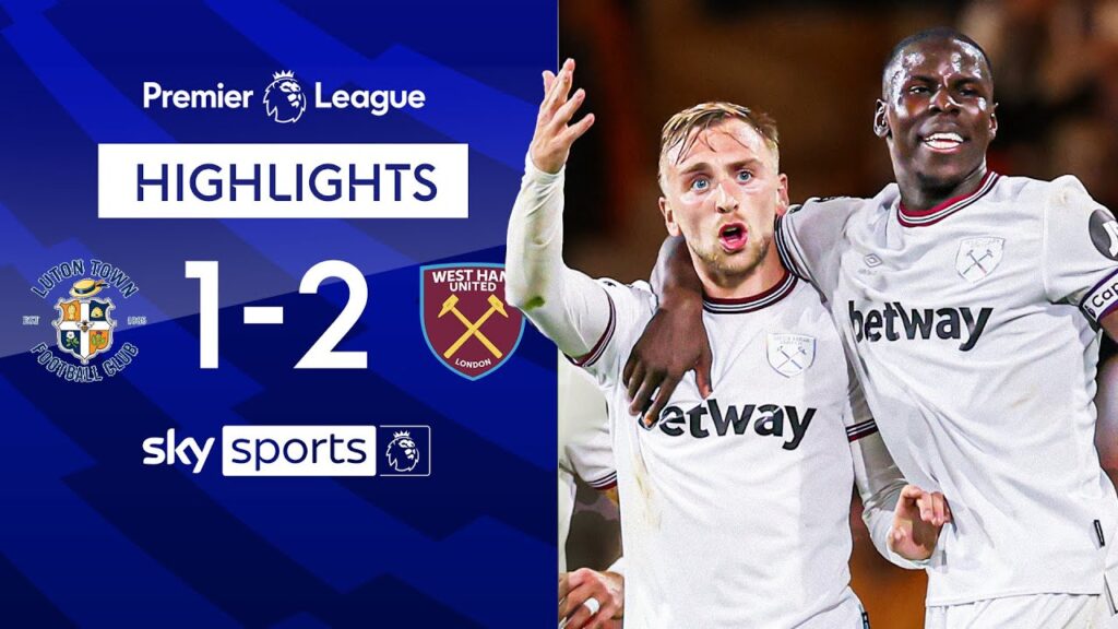 Hammers spoil Kenilworth Road homecoming to go to top of League | Luton 1-2 West Ham | PL Highlights