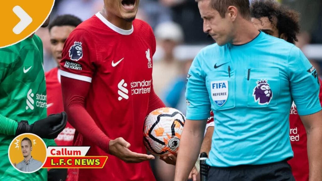 Virgil van Dijk charged by FA after furious foul-mouthed reaction to Liverpool red card ● LFC News