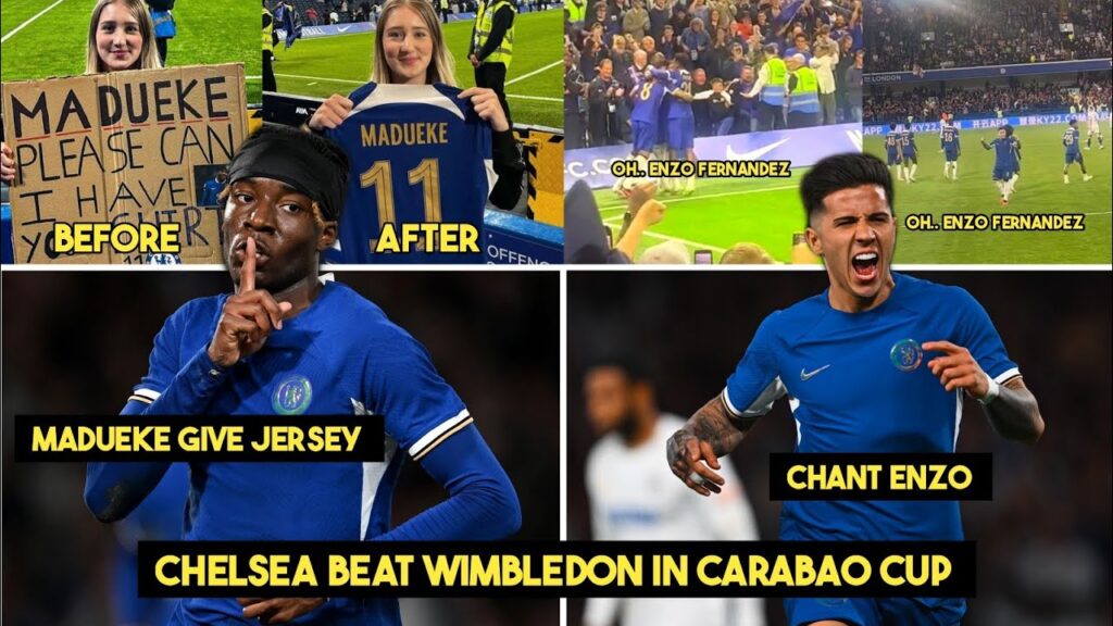 Madueke and Enzo Fernandez Made Chelsea Fans Go Crazy After Beating Wimbledon