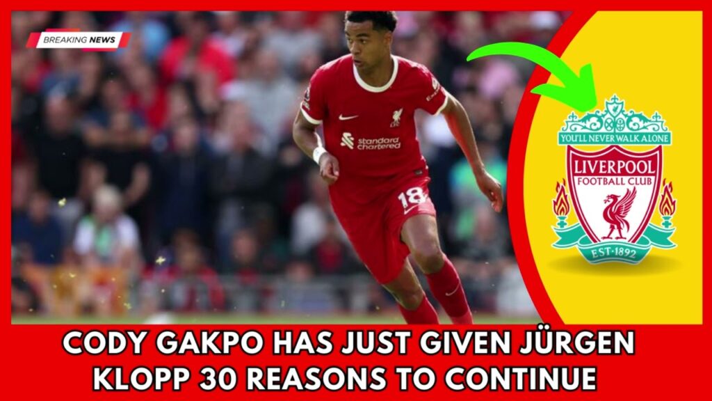 SHOCKING.. Cody Gakpo has just given Jürgen Klopp 30 reasons to continue - Liverpool News