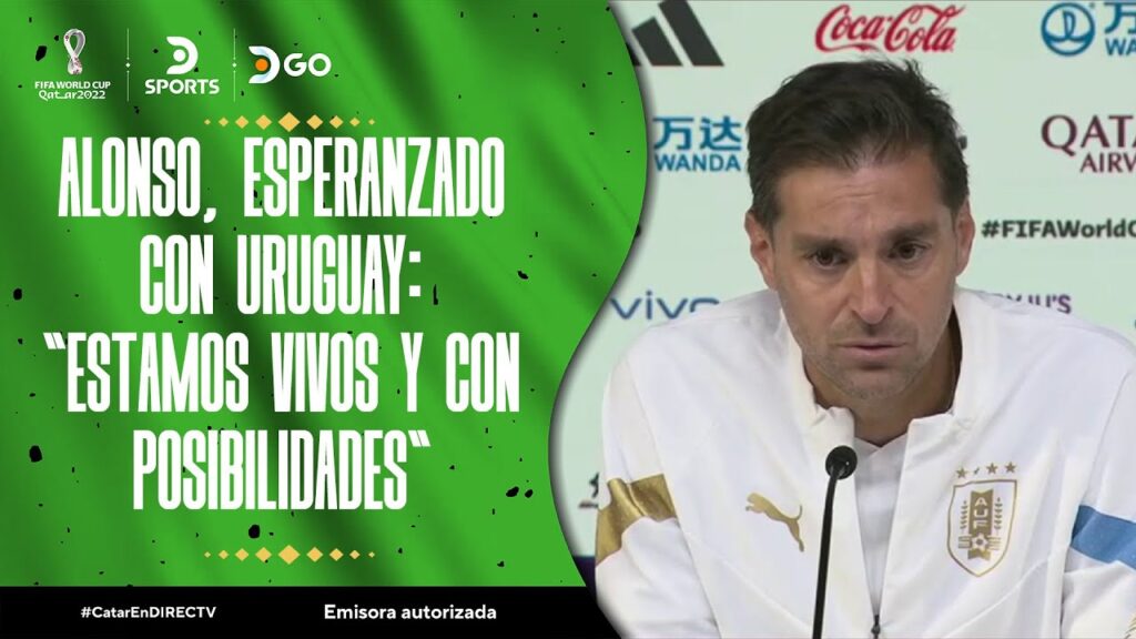Diego #ALONSO, esperanzado con #URUGUAY en #Catar2022: "Estamos vivos y con posibilidades"