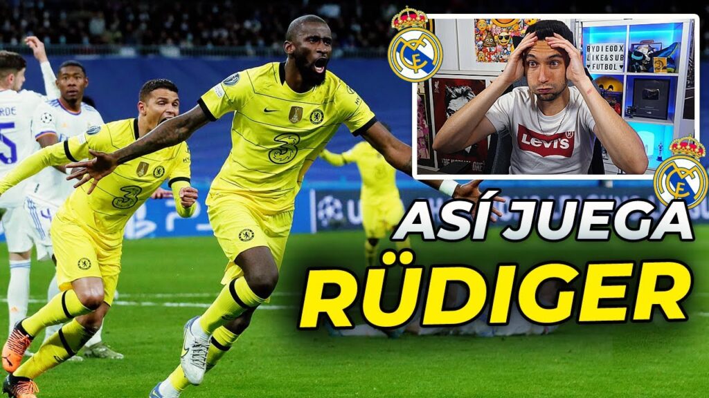 REACCIONANDO a las MEJORES JUGADAS de RÜDIGER (NUEVO FICHAJE DEL REAL MADRID)