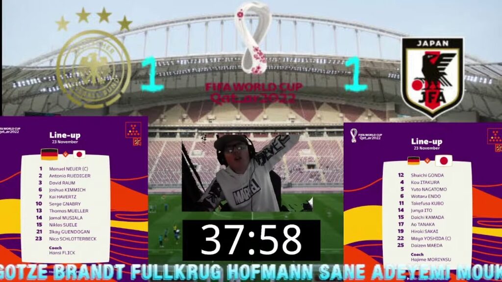 this is my reaction to Takuma Asano  making it 2-1 vs Germany in the Qatar 2022 world cup