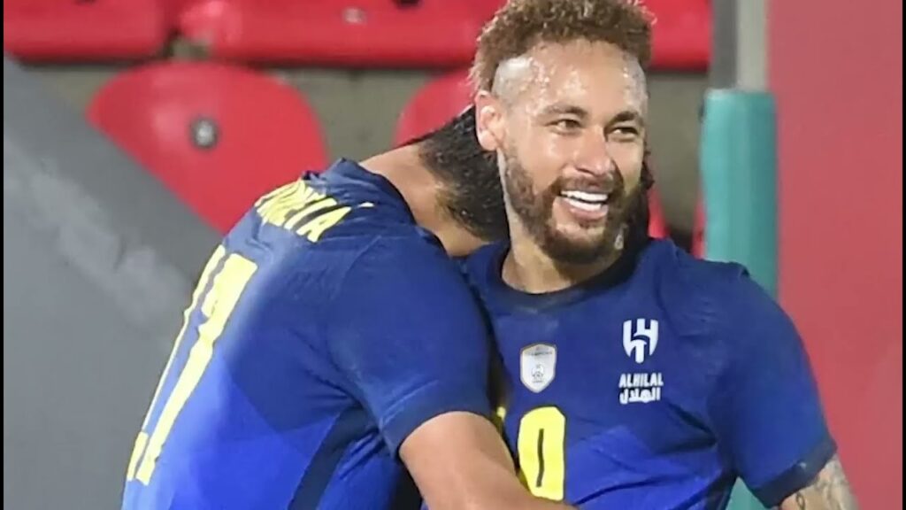 Al Hilal vs Al Raed Neymar debut for Al hilal first goal 2023 Imaginary Match #neymardebut #soccer
