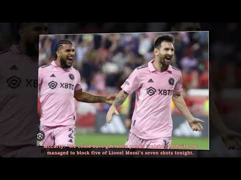 Lionel Messi’s Inter Miami vs Nashville SC live score updates