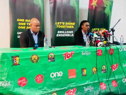 Rigobert Song évoque le retour d’Andre Onana chez les Lions indomptables en conference de presse