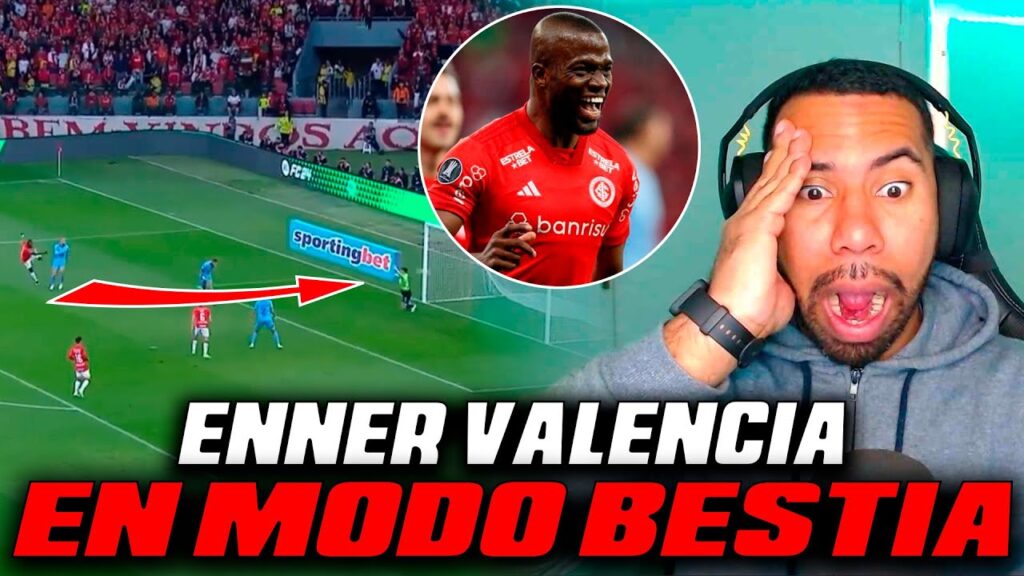 DOBLETE de Enner Valencia en clasificación de Internacional - Una bestia del futbol