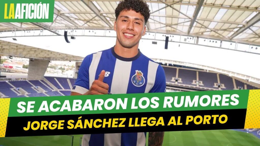 El mexicano Jorge Sánchez fue presentado con el Porto de Portugal El mexicano Jorge Sánchez fue presentado con el Porto de Portugal