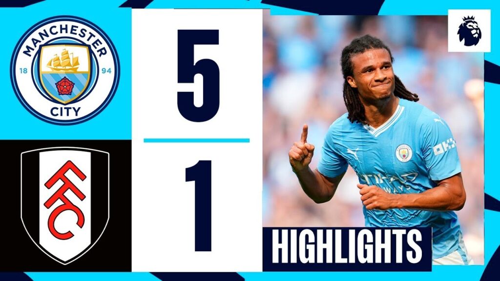 Nathan Aké Goal | Manchester City vs Fulham 5-1 Extended Highlights | Premier League 2023/24 Nathan Aké Goal | Manchester City vs Fulham 5-1 Extended Highlights | Premier League 2023/24