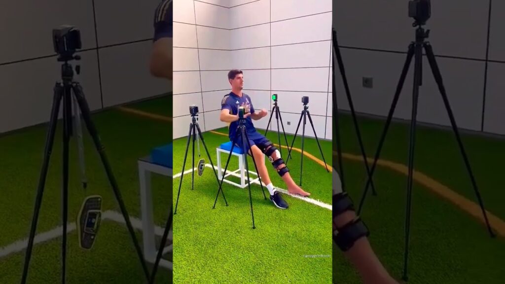 Thibaut Courtois em Recuperação ❤️‍🩹 #goleiro #futebol #courtois #realmadrid