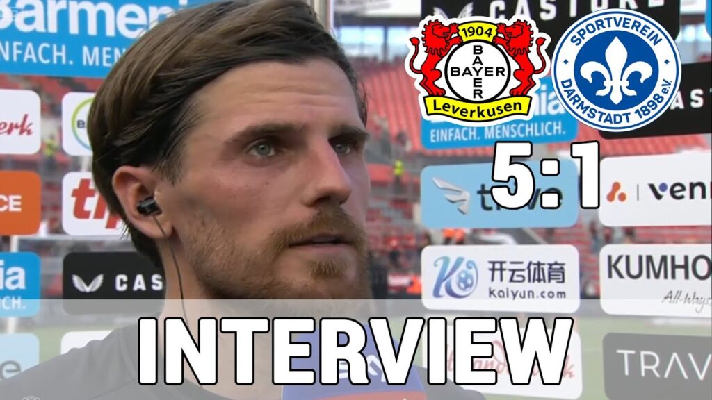 Jonas Hofmann ,,Hatten heute richtig Spaß beim spielen!" im Interview | Leverkusen 5:1 Darmstadt 98