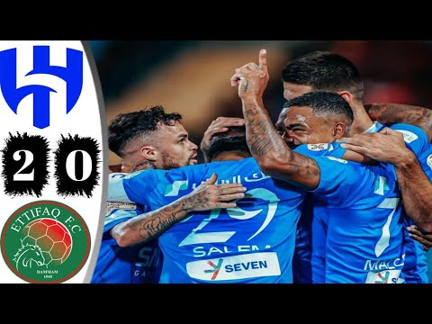 Al Hilal vs Al Ettifaq 2-0 🔥 Saudi Pro League Highlights & All Goals 2023 HD